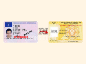 đổi bằng lái xe Tây Ban Nha sang Việt Nam