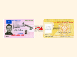 đổi bằng lái xe Thụy Điển sang Việt Nam