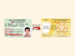đổi bằng lái xe Trung Quốc sang Việt Nam