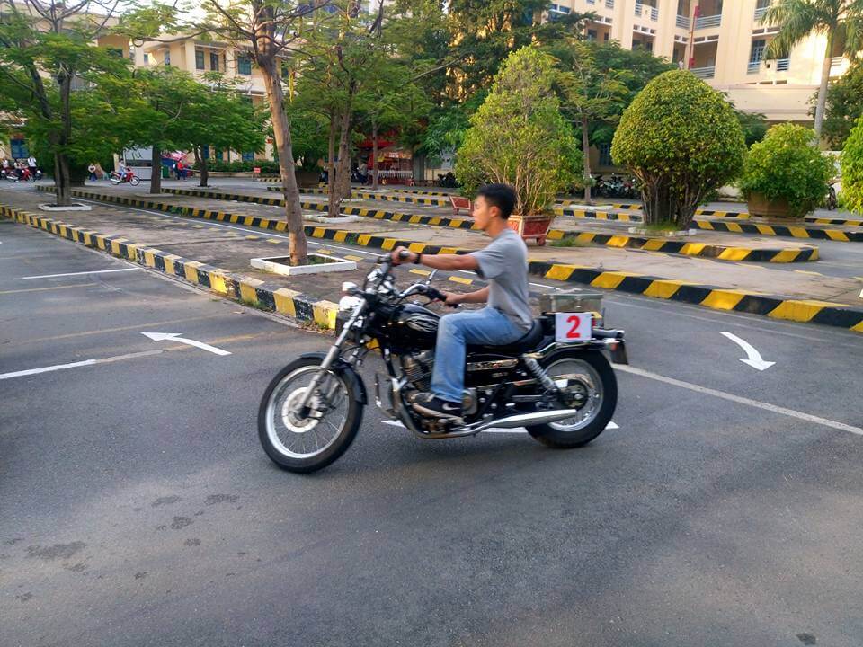 Thi bằng lái xe mô tô a2 Đà Nẵng